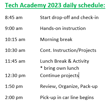 schedule 2023